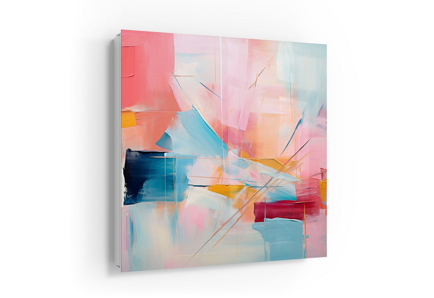 DEQORI Schlüsselkasten 'Choreografie der Farben', Glas Schlüsselbox modern magnetisch beschreibbar von DEQORI