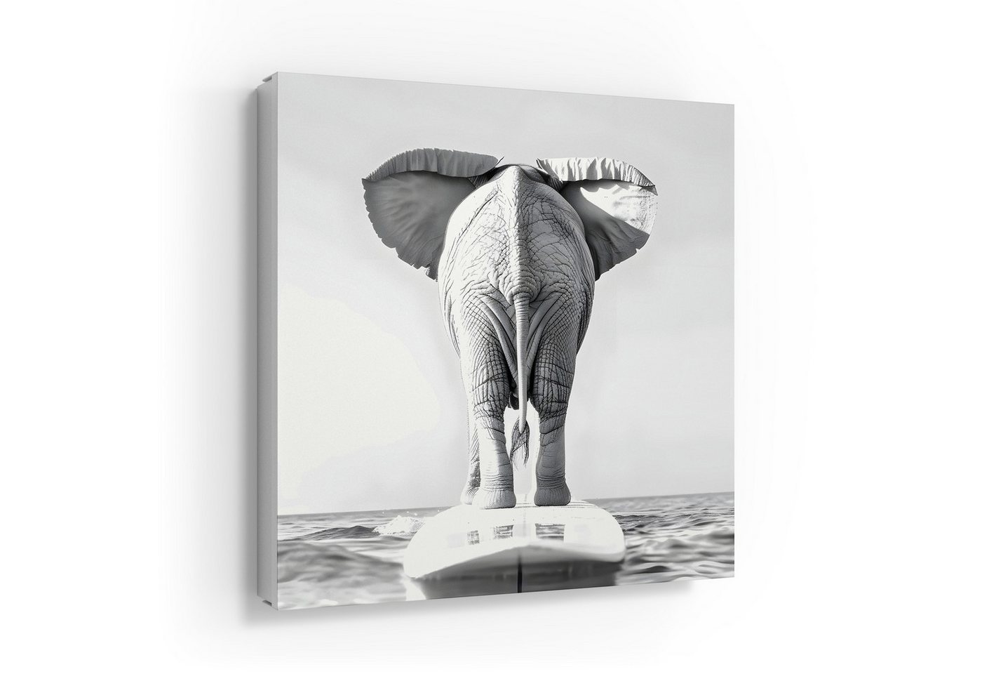 DEQORI Schlüsselkasten 'Elefant auf Kurs', Schlüsselbox modern Schlüsselschrank magnetisch Schlüssel Kasten Box von DEQORI