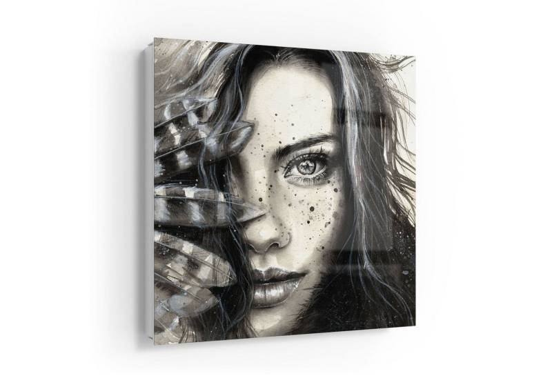 DEQORI Schlüsselkasten 'Geheimnisvolle Schönheit', Glas Schlüsselbox modern magnetisch beschreibbar DEQORI Schlüsselkasten 'Geheimnisvolle Schönheit', Glas Schlüsselbox modern magnetisch beschreibbar von DEQORI