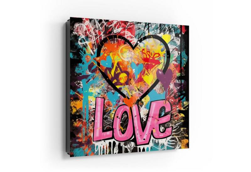 DEQORI Schlüsselkasten 'Herz der Farben', Glas Schlüsselbox modern magnetisch beschreibbar DEQORI Schlüsselkasten 'Herz der Farben', Glas Schlüsselbox modern magnetisch beschreibbar von DEQORI