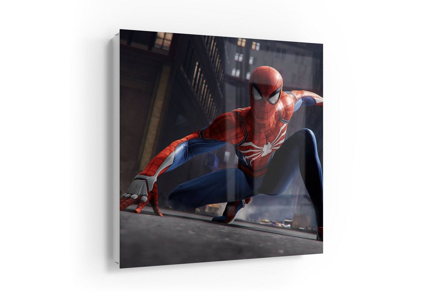 DEQORI Schlüsselkasten 'Spider-Man Superheld', Glas Schlüsselbox modern magnetisch beschreibbar von DEQORI