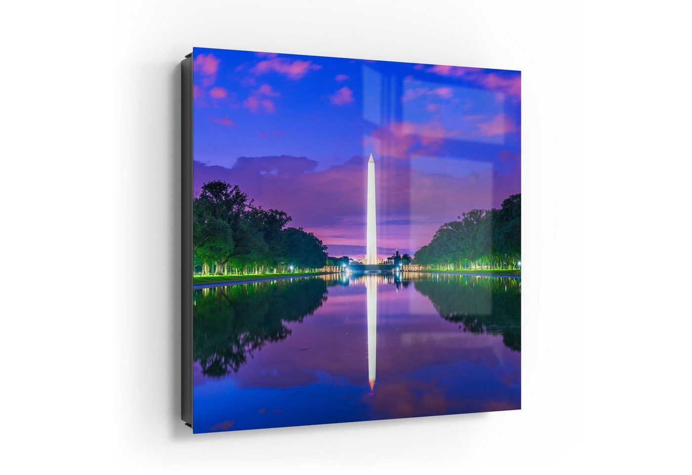 DEQORI Schlüsselkasten 'Washington Monument', Glas Schlüsselbox modern magnetisch beschreibbar von DEQORI