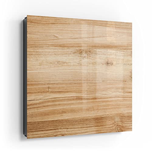 DEQORI Schlüsselkasten schwarz | 30x30 cm | Motiv Holzstruktur detailliert | Glas & Metall Schlüssel-Box | Schlüsselschrank mit 50 Haken + 2 Magnete | Moderne Box magnetisch & beschreibbar DEQORI Schlüsselkasten schwarz | 30x30 cm | Motiv Holzstruktur detailliert | Glas & Metall Schlüssel-Box | Schlüsselschrank mit 50 Haken + 2 Magnete | Moderne Box magnetisch & beschreibbar von DEQORI