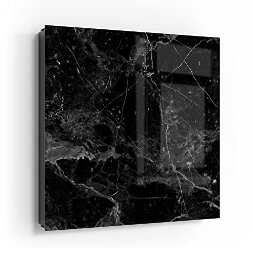 DEQORI Schlüsselkasten schwarz | 30x30 cm | Motiv Marmorplatte nah | Glas & Metall Schlüssel-Box | Schlüsselschrank mit 50 Haken + 2 Magnete | Moderne Box magnetisch & beschreibbar DEQORI Schlüsselkasten schwarz | 30x30 cm | Motiv Marmorplatte nah | Glas & Metall Schlüssel-Box | Schlüsselschrank mit 50 Haken + 2 Magnete | Moderne Box magnetisch & beschreibbar von DEQORI