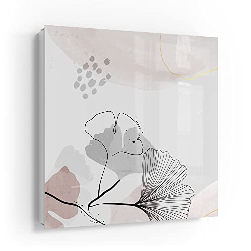 DEQORI Schlüsselkasten weiß | 30x30 cm | Motiv Dekorativer Gingko-Banner | Glas & Metall Schlüssel-Box | Schlüsselschrank mit 50 Haken + 2 Magnete | Moderne Design Box magnetisch & beschreibbar DEQORI Schlüsselkasten weiß | 30x30 cm | Motiv Dekorativer Gingko-Banner | Glas & Metall Schlüssel-Box | Schlüsselschrank mit 50 Haken + 2 Magnete | Moderne Design Box magnetisch & beschreibbar von DEQORI