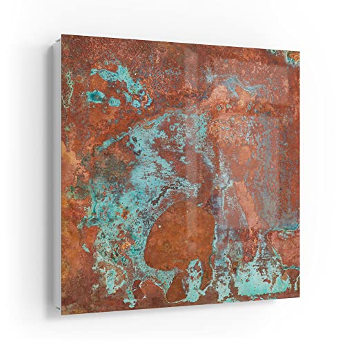 DEQORI Schlüsselkasten weiß | 30x30 cm | Motiv Rostige Kupferplatte | Glas & Metall Schlüssel-Box | Schlüsselschrank mit 50 Haken + 2 Magnete | Moderne Design Box magnetisch & beschreibbar DEQORI Schlüsselkasten weiß | 30x30 cm | Motiv Rostige Kupferplatte | Glas & Metall Schlüssel-Box | Schlüsselschrank mit 50 Haken + 2 Magnete | Moderne Design Box magnetisch & beschreibbar von DEQORI