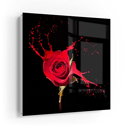 DEQORI Schlüsselkasten weiß | 30x30 cm | Motiv Zerfließende Rosenblüte | Glas & Metall Schlüssel-Box | Schlüsselschrank mit 50 Haken + 2 Magnete | Moderne Design Box magnetisch & beschreibbar DEQORI Schlüsselkasten weiß | 30x30 cm | Motiv Zerfließende Rosenblüte | Glas & Metall Schlüssel-Box | Schlüsselschrank mit 50 Haken + 2 Magnete | Moderne Design Box magnetisch & beschreibbar von DEQORI