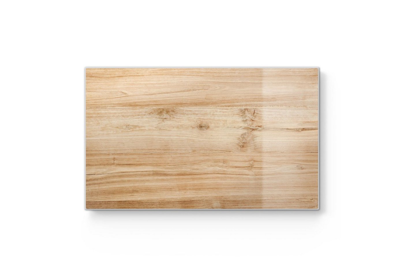 DEQORI Schneidebrett 'Holzstruktur detailliert', Glas, Platte Frühstücksbrett Schneideplatte von DEQORI