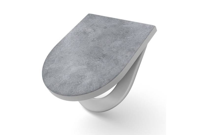 DEQORI WC-Sitz 'Betonstruktur im Detail', WC Toilettensitz bedruckt Klobrille Toilettendeckel Motiv WC-Brille DEQORI WC-Sitz 'Betonstruktur im Detail', WC Toilettensitz bedruckt Klobrille Toilettendeckel Motiv WC-Brille von DEQORI