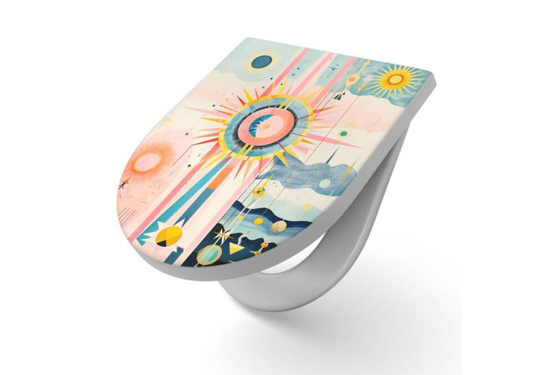 DEQORI WC-Sitz 'Himmlische Harmonie', WC Toilettensitz bedruckt Klobrille Toilettendeckel Motiv WC-Brille DEQORI WC-Sitz 'Himmlische Harmonie', WC Toilettensitz bedruckt Klobrille Toilettendeckel Motiv WC-Brille von DEQORI