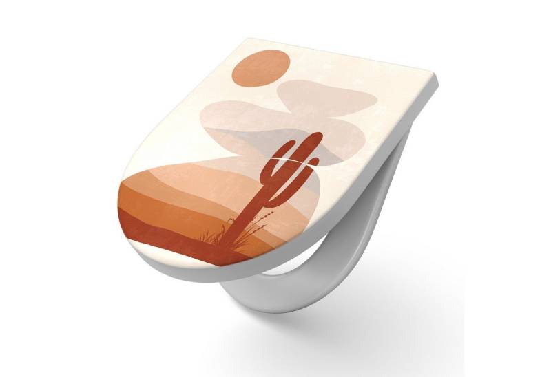 DEQORI WC-Sitz 'Im Bann der Wüste', WC Toilettensitz bedruckt Klobrille Toilettendeckel Motiv WC-Brille DEQORI WC-Sitz 'Im Bann der Wüste', WC Toilettensitz bedruckt Klobrille Toilettendeckel Motiv WC-Brille von DEQORI
