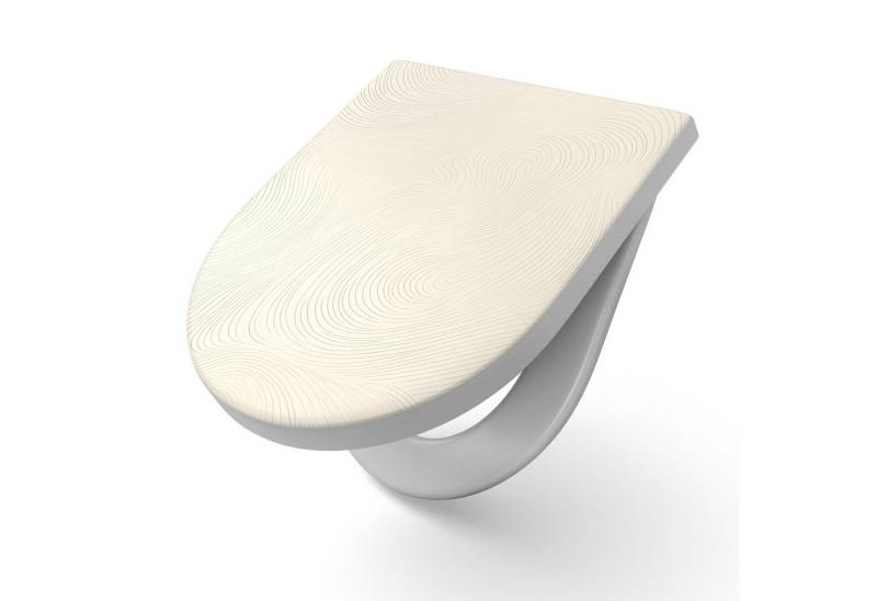 DEQORI WC-Sitz 'In feinen Linien', WC Toilettensitz bedruckt Klobrille Toilettendeckel Motiv WC-Brille DEQORI WC-Sitz 'In feinen Linien', WC Toilettensitz bedruckt Klobrille Toilettendeckel Motiv WC-Brille von DEQORI