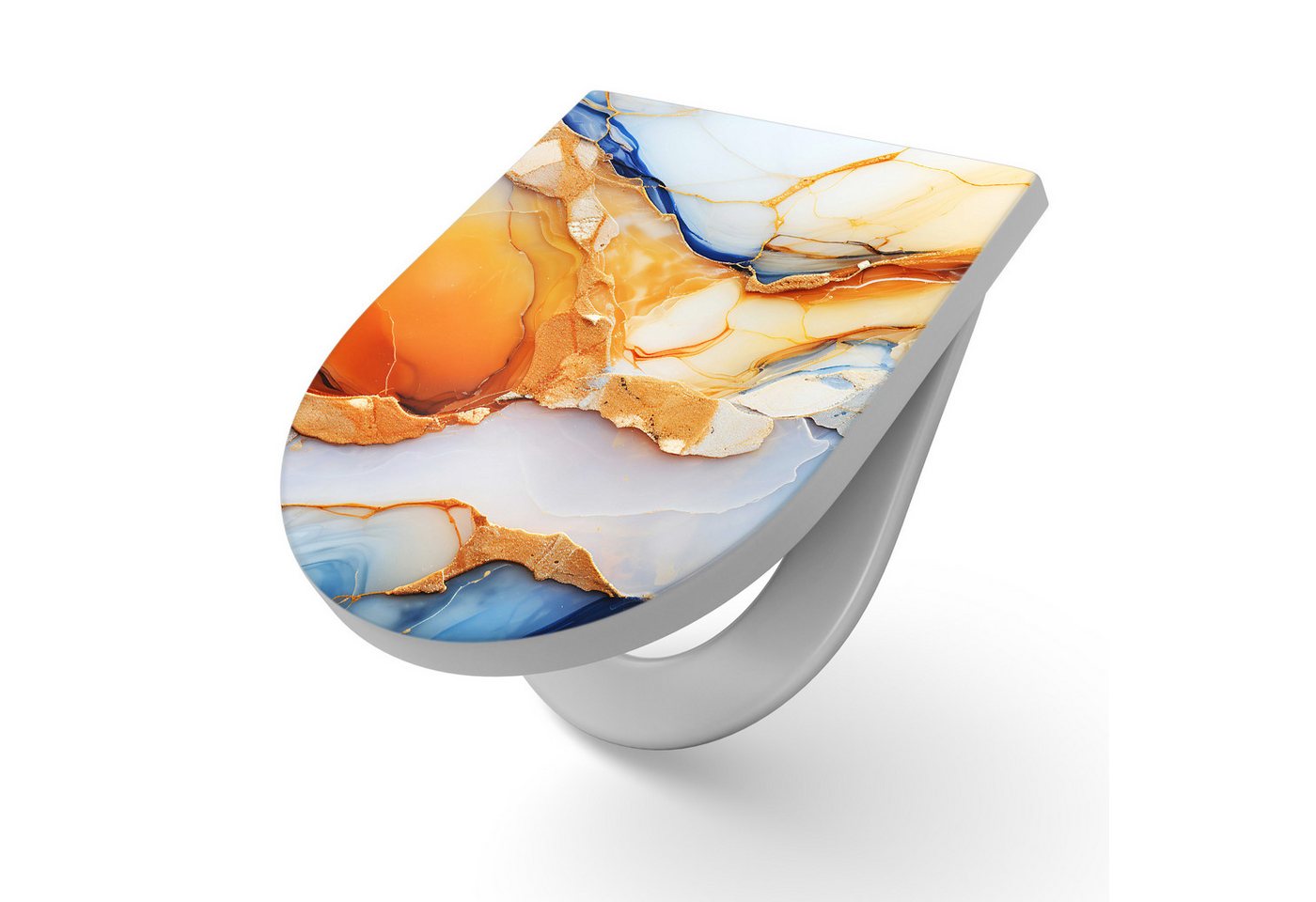 DEQORI WC-Sitz 'Mineralischer Tanz', WC Toilettensitz bedruckt Klobrille Toilettendeckel Motiv WC-Brille DEQORI WC-Sitz 'Mineralischer Tanz', WC Toilettensitz bedruckt Klobrille Toilettendeckel Motiv WC-Brille von DEQORI