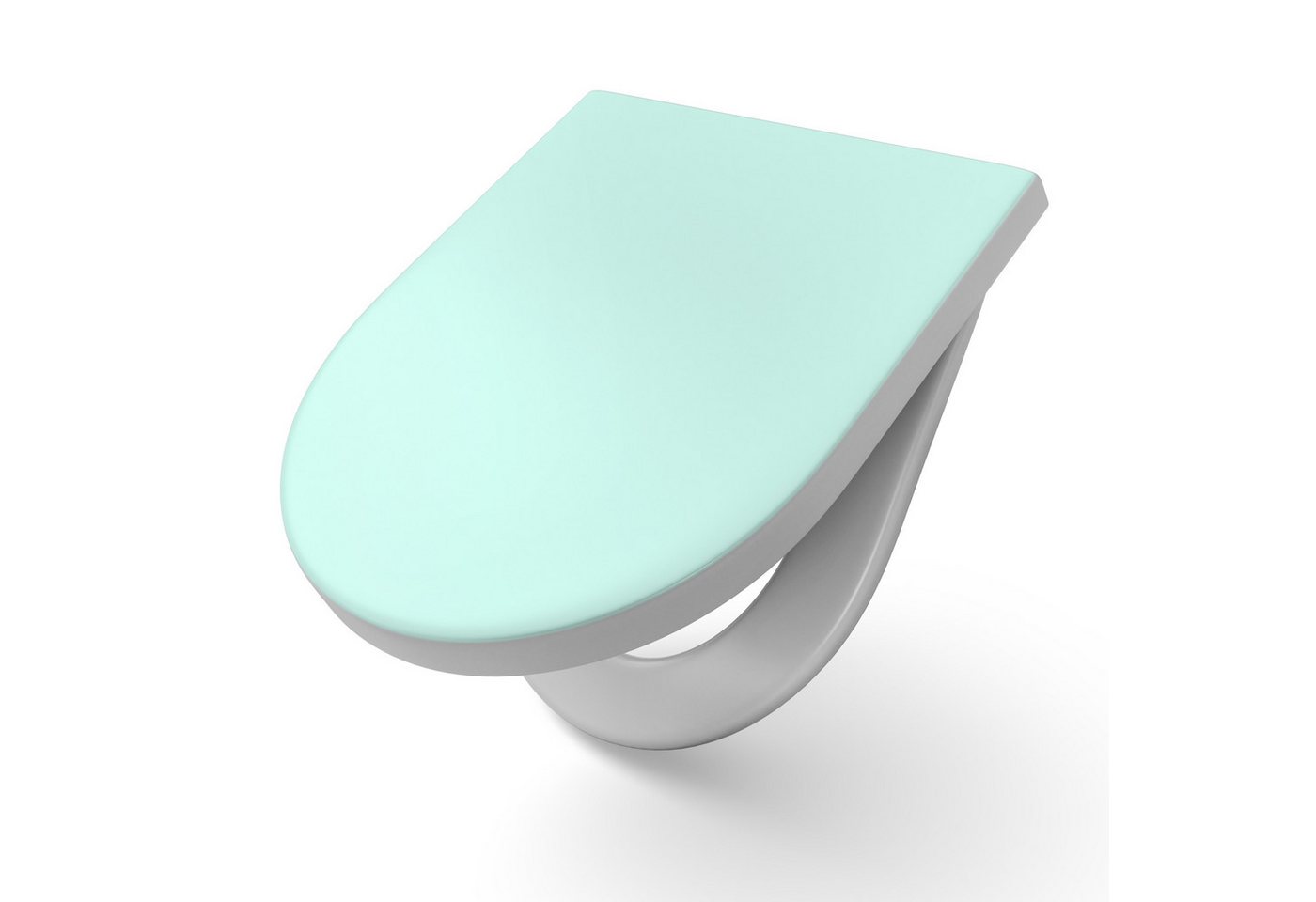 DEQORI WC-Sitz 'Pastellfarben - Minze', WC Toilettensitz bedruckt Klobrille Toilettendeckel Motiv WC-Brille DEQORI WC-Sitz 'Pastellfarben - Minze', WC Toilettensitz bedruckt Klobrille Toilettendeckel Motiv WC-Brille von DEQORI