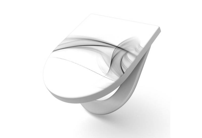 DEQORI WC-Sitz 'Rauchige Nebelschwaden', WC Toilettensitz bedruckt Klobrille Toilettendeckel Motiv WC-Brille DEQORI WC-Sitz 'Rauchige Nebelschwaden', WC Toilettensitz bedruckt Klobrille Toilettendeckel Motiv WC-Brille von DEQORI