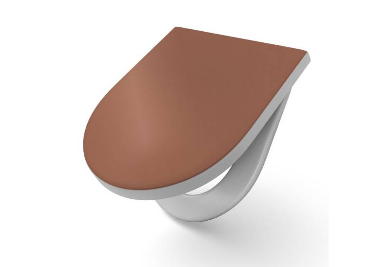 DEQORI WC-Sitz 'Unifarben - Braun', WC Toilettensitz bedruckt Klobrille Toilettendeckel Motiv WC-Brille DEQORI WC-Sitz 'Unifarben - Braun', WC Toilettensitz bedruckt Klobrille Toilettendeckel Motiv WC-Brille von DEQORI