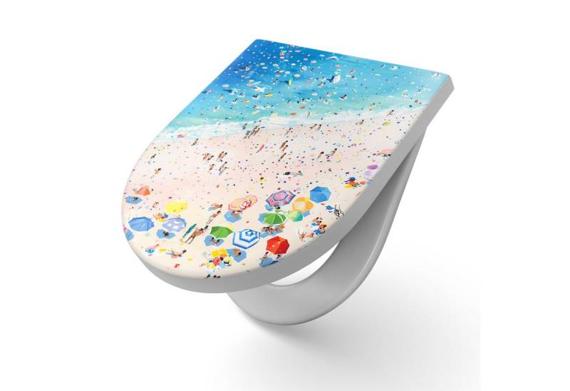 DEQORI WC-Sitz 'Wildes Sommergewimmel', WC Toilettensitz bedruckt Klobrille Toilettendeckel Motiv WC-Brille DEQORI WC-Sitz 'Wildes Sommergewimmel', WC Toilettensitz bedruckt Klobrille Toilettendeckel Motiv WC-Brille von DEQORI