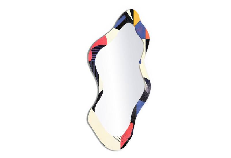 DEQORI Wandspiegel 'Bauhaus Beats', Spiegel organisch geformt selbstklebend Wand Wohnzimmer Flur groß XXL DEQORI Wandspiegel 'Bauhaus Beats', Spiegel organisch geformt selbstklebend Wand Wohnzimmer Flur groß XXL von DEQORI