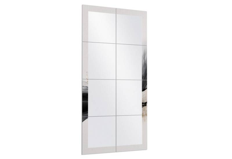 DEQORI Wandspiegel 'Baum der Elemente', Spiegelfliesen Puzzle Wand Spiegel Wohnzimmer Spiegelwand Flur groß von DEQORI