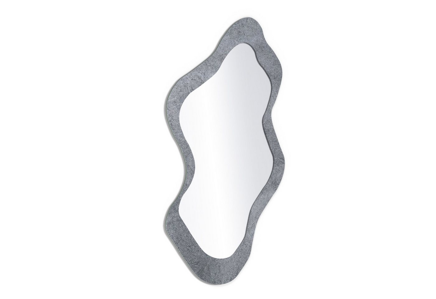 DEQORI Wandspiegel 'Betonstruktur im Detail', Spiegel organisch geformt selbstklebend Wand Wohnzimmer Flur groß XXL DEQORI Wandspiegel 'Betonstruktur im Detail', Spiegel organisch geformt selbstklebend Wand Wohnzimmer Flur groß XXL von DEQORI