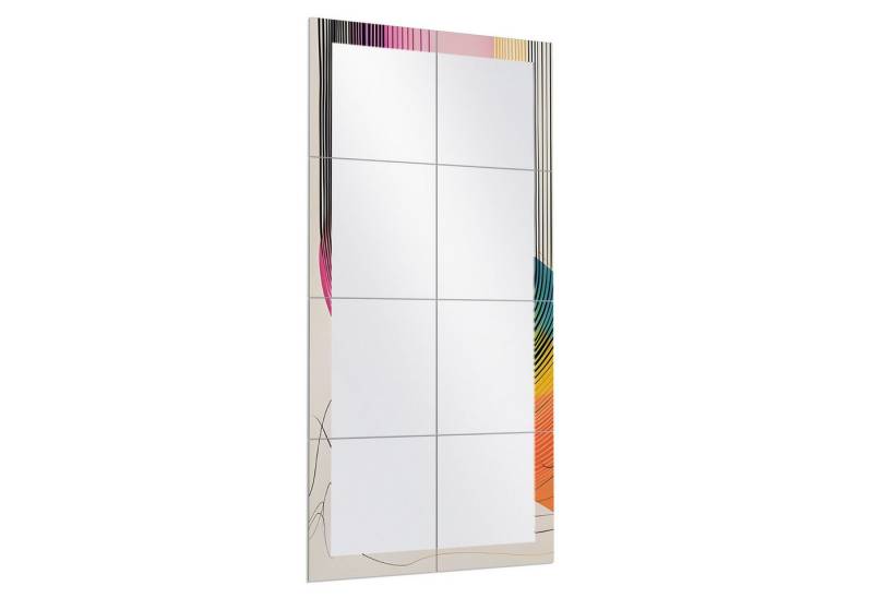DEQORI Wandspiegel 'Bunte Linienenergie', Spiegelfliesen Puzzle Wand Spiegel Wohnzimmer Spiegelwand Flur groß DEQORI Wandspiegel 'Bunte Linienenergie', Spiegelfliesen Puzzle Wand Spiegel Wohnzimmer Spiegelwand Flur groß von DEQORI
