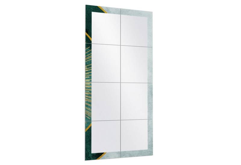 DEQORI Wandspiegel 'Das Marmorauge', Spiegelfliesen Puzzle Wand Spiegel Wohnzimmer Spiegelwand Flur groß von DEQORI