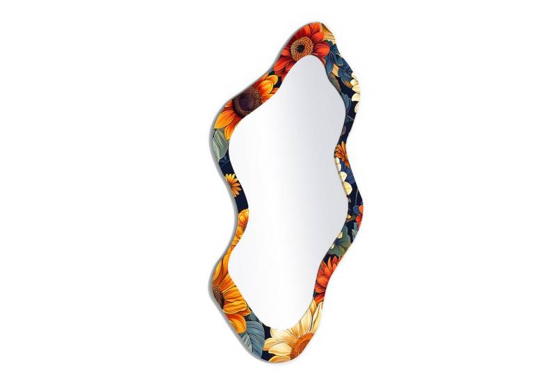 DEQORI Wandspiegel 'Der Blütentanz', Spiegel organisch geformt selbstklebend Wand Wohnzimmer Flur groß XXL DEQORI Wandspiegel 'Der Blütentanz', Spiegel organisch geformt selbstklebend Wand Wohnzimmer Flur groß XXL von DEQORI