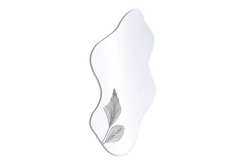 DEQORI Wandspiegel 'Der zarte Zweig', Spiegel organisch geformt selbstklebend Wand Wohnzimmer Flur groß XXL von DEQORI