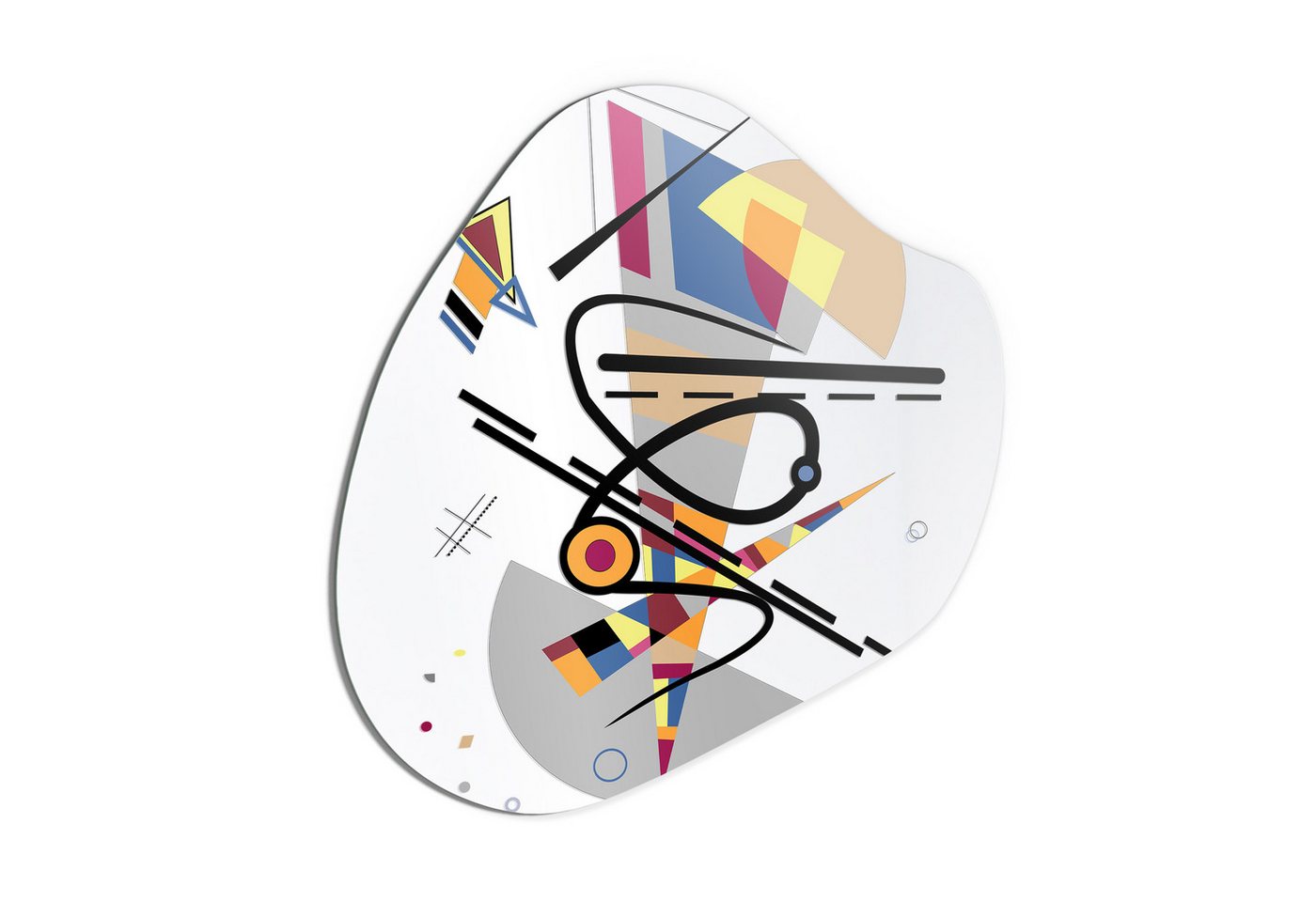 DEQORI Wandspiegel 'Dreiecksgebilde', Spiegel organisch geformt selbstklebend Wand Wohnzimmer Flur groß XXL DEQORI Wandspiegel 'Dreiecksgebilde', Spiegel organisch geformt selbstklebend Wand Wohnzimmer Flur groß XXL von DEQORI