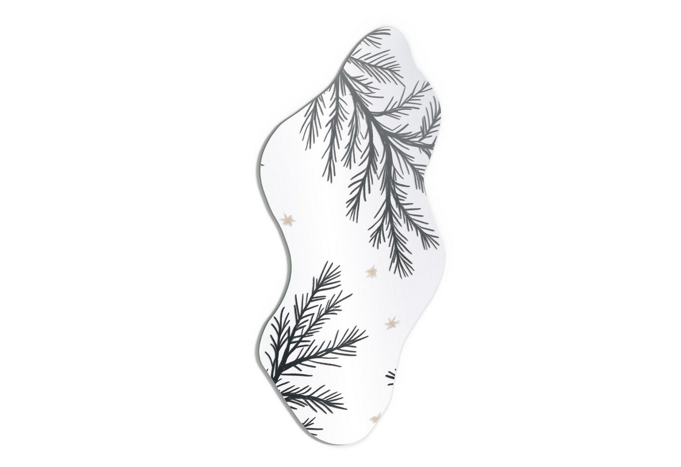 DEQORI Wandspiegel 'Ein Tannentanz', Spiegel organisch geformt selbstklebend Wand Wohnzimmer Flur groß XXL DEQORI Wandspiegel 'Ein Tannentanz', Spiegel organisch geformt selbstklebend Wand Wohnzimmer Flur groß XXL von DEQORI