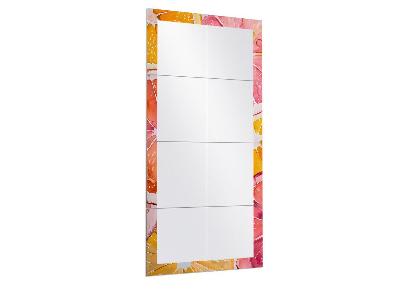 DEQORI Wandspiegel 'Ein Zitruszauber', Spiegelfliesen Puzzle Wand Spiegel Wohnzimmer Spiegelwand Flur groß DEQORI Wandspiegel 'Ein Zitruszauber', Spiegelfliesen Puzzle Wand Spiegel Wohnzimmer Spiegelwand Flur groß von DEQORI