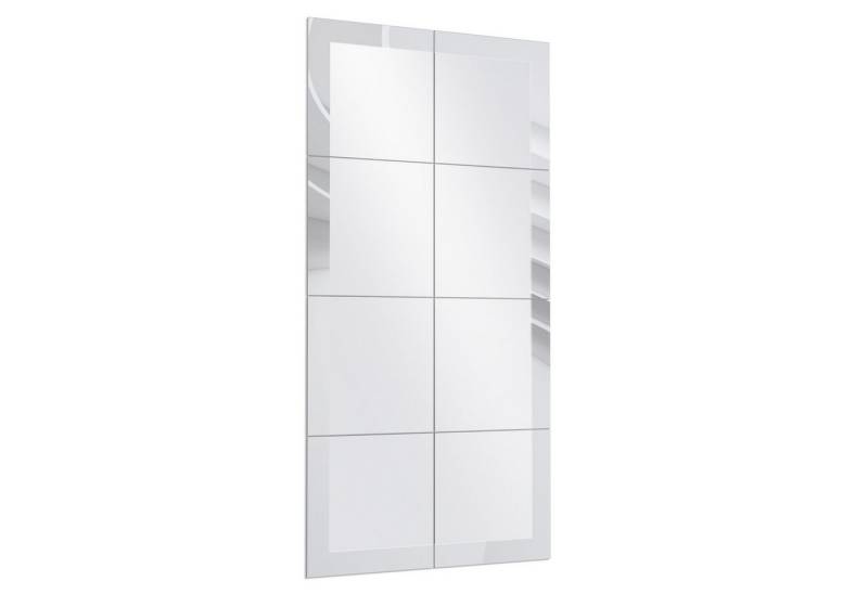 DEQORI Wandspiegel 'Fließende Lamellenlinien', Spiegelfliesen Puzzle Wand Spiegel Wohnzimmer Spiegelwand Flur groß DEQORI Wandspiegel 'Fließende Lamellenlinien', Spiegelfliesen Puzzle Wand Spiegel Wohnzimmer Spiegelwand Flur groß von DEQORI