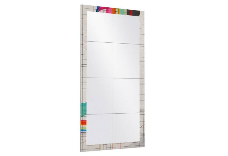 DEQORI Wandspiegel 'Geometrische Farbkurven', Spiegelfliesen Puzzle Wand Spiegel Wohnzimmer Spiegelwand Flur groß DEQORI Wandspiegel 'Geometrische Farbkurven', Spiegelfliesen Puzzle Wand Spiegel Wohnzimmer Spiegelwand Flur groß von DEQORI