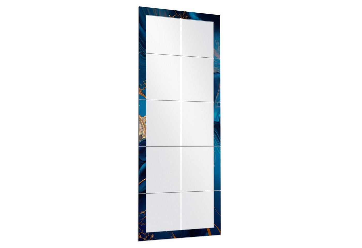 DEQORI Wandspiegel 'Goldene Tiefen', Spiegelfliesen Puzzle Wand Spiegel Wohnzimmer Spiegelwand Flur groß DEQORI Wandspiegel 'Goldene Tiefen', Spiegelfliesen Puzzle Wand Spiegel Wohnzimmer Spiegelwand Flur groß von DEQORI