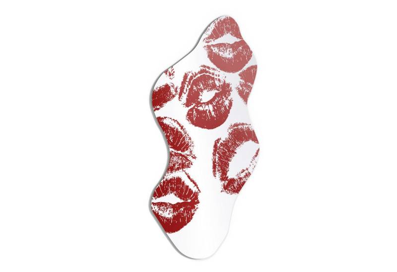 DEQORI Wandspiegel 'Großes Kussgewitter', Spiegel organisch geformt selbstklebend Wand Wohnzimmer Flur groß XXL DEQORI Wandspiegel 'Großes Kussgewitter', Spiegel organisch geformt selbstklebend Wand Wohnzimmer Flur groß XXL von DEQORI