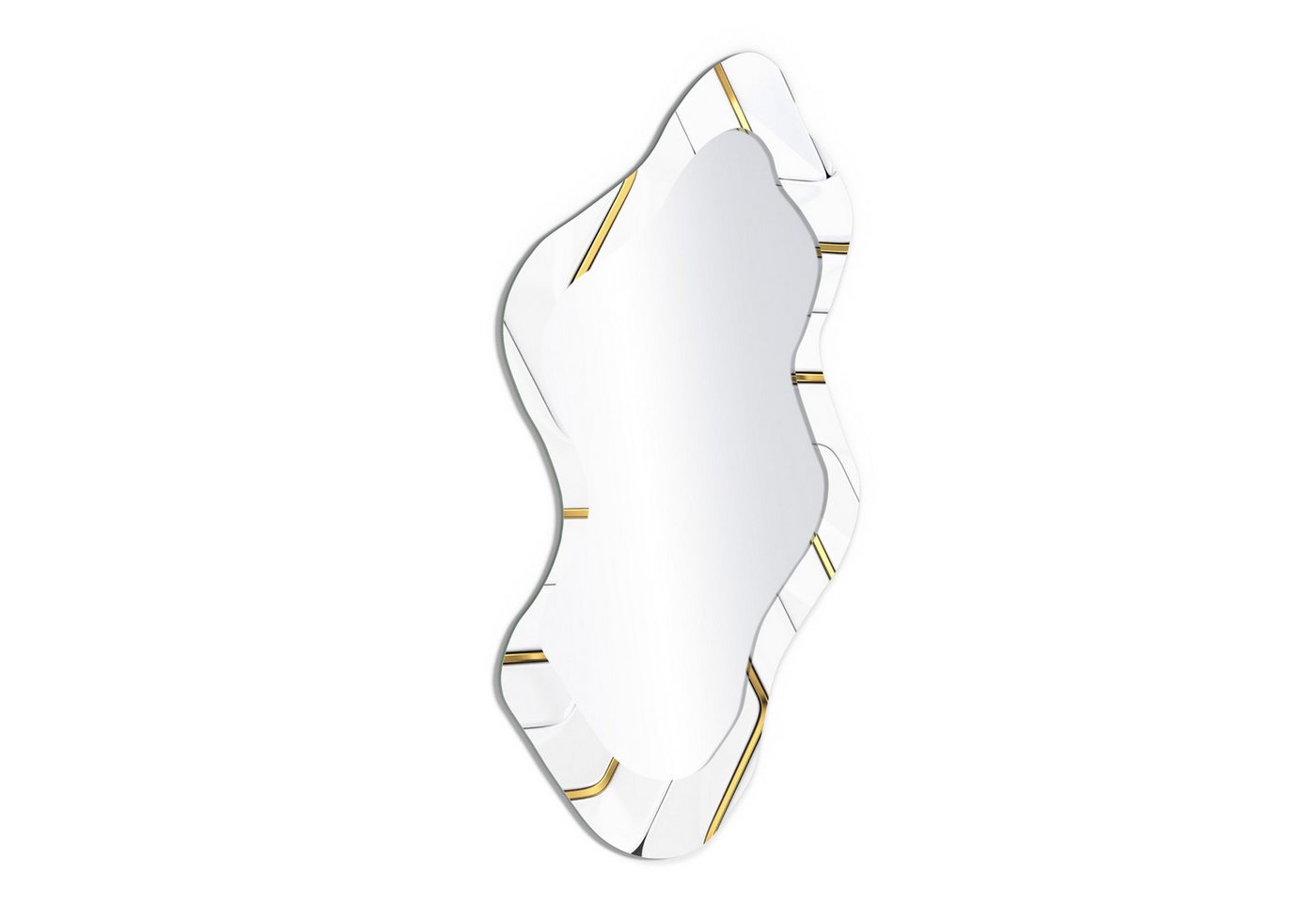 DEQORI Wandspiegel 'Hochglanzmuster', Spiegel organisch geformt selbstklebend Wand Wohnzimmer Flur groß XXL DEQORI Wandspiegel 'Hochglanzmuster', Spiegel organisch geformt selbstklebend Wand Wohnzimmer Flur groß XXL von DEQORI