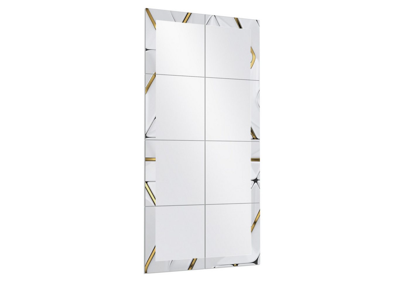 DEQORI Wandspiegel 'Hochglanzmuster', Spiegelfliesen Puzzle Wand Spiegel Wohnzimmer Spiegelwand Flur groß DEQORI Wandspiegel 'Hochglanzmuster', Spiegelfliesen Puzzle Wand Spiegel Wohnzimmer Spiegelwand Flur groß von DEQORI