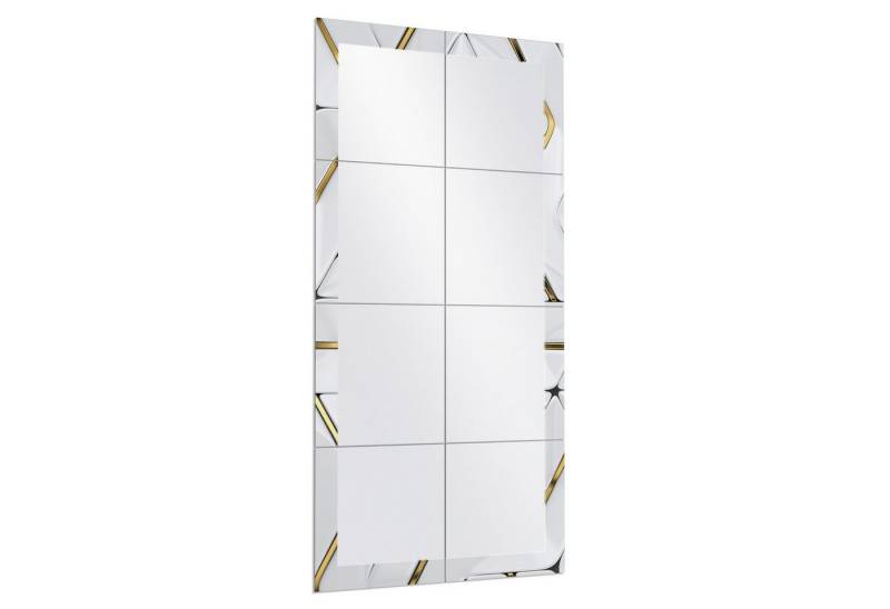 DEQORI Wandspiegel 'Hochglanzmuster', Spiegelfliesen Puzzle Wand Spiegel Wohnzimmer Spiegelwand Flur groß DEQORI Wandspiegel 'Hochglanzmuster', Spiegelfliesen Puzzle Wand Spiegel Wohnzimmer Spiegelwand Flur groß von DEQORI