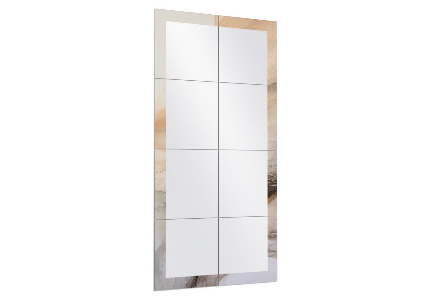 DEQORI Wandspiegel 'In sanften Schichten', Spiegelfliesen Puzzle Wand Spiegel Wohnzimmer Spiegelwand Flur groß DEQORI Wandspiegel 'In sanften Schichten', Spiegelfliesen Puzzle Wand Spiegel Wohnzimmer Spiegelwand Flur groß von DEQORI