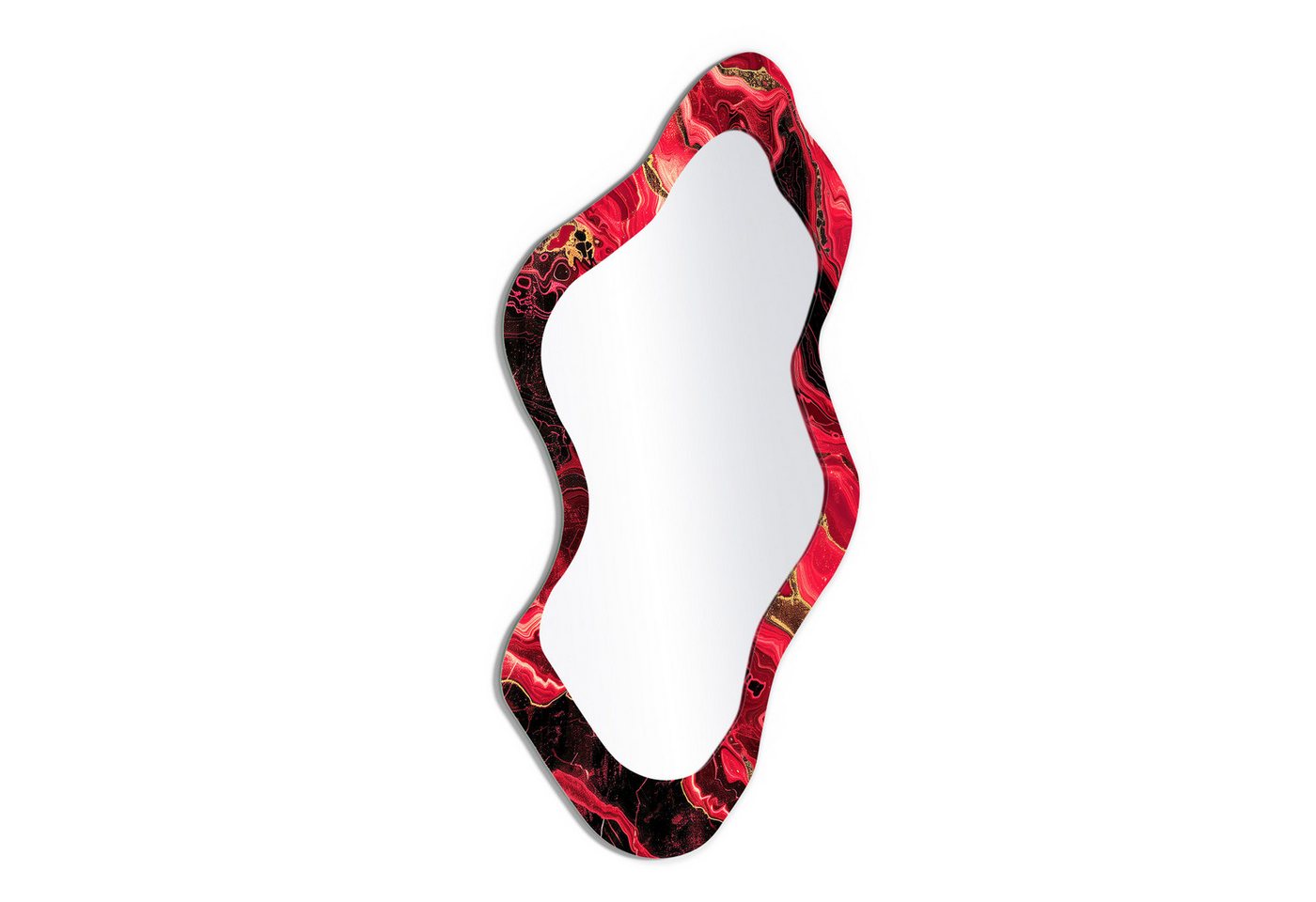 DEQORI Wandspiegel 'Magische Lava', Spiegel organisch geformt selbstklebend Wand Wohnzimmer Flur groß XXL DEQORI Wandspiegel 'Magische Lava', Spiegel organisch geformt selbstklebend Wand Wohnzimmer Flur groß XXL von DEQORI