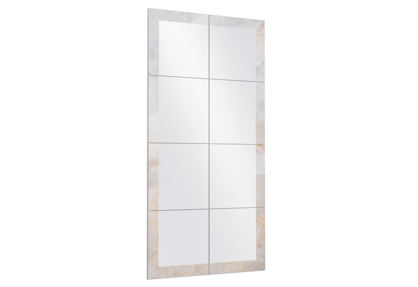 DEQORI Wandspiegel 'Marmorsteinstruktur', Spiegelfliesen Puzzle Wand Spiegel Wohnzimmer Spiegelwand Flur groß DEQORI Wandspiegel 'Marmorsteinstruktur', Spiegelfliesen Puzzle Wand Spiegel Wohnzimmer Spiegelwand Flur groß von DEQORI