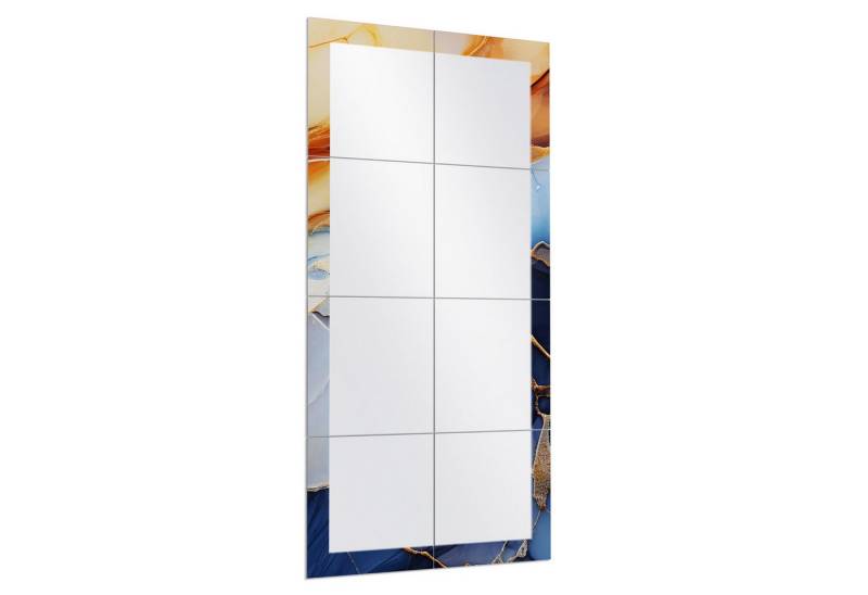 DEQORI Wandspiegel 'Mineralischer Tanz', Spiegelfliesen Puzzle Wand Spiegel Wohnzimmer Spiegelwand Flur groß DEQORI Wandspiegel 'Mineralischer Tanz', Spiegelfliesen Puzzle Wand Spiegel Wohnzimmer Spiegelwand Flur groß von DEQORI