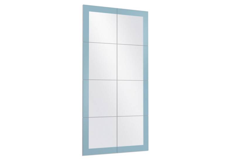 DEQORI Wandspiegel 'Pastellfarben - Cyan', Spiegelfliesen Puzzle Wand Spiegel Wohnzimmer Spiegelwand Flur groß DEQORI Wandspiegel 'Pastellfarben - Cyan', Spiegelfliesen Puzzle Wand Spiegel Wohnzimmer Spiegelwand Flur groß von DEQORI