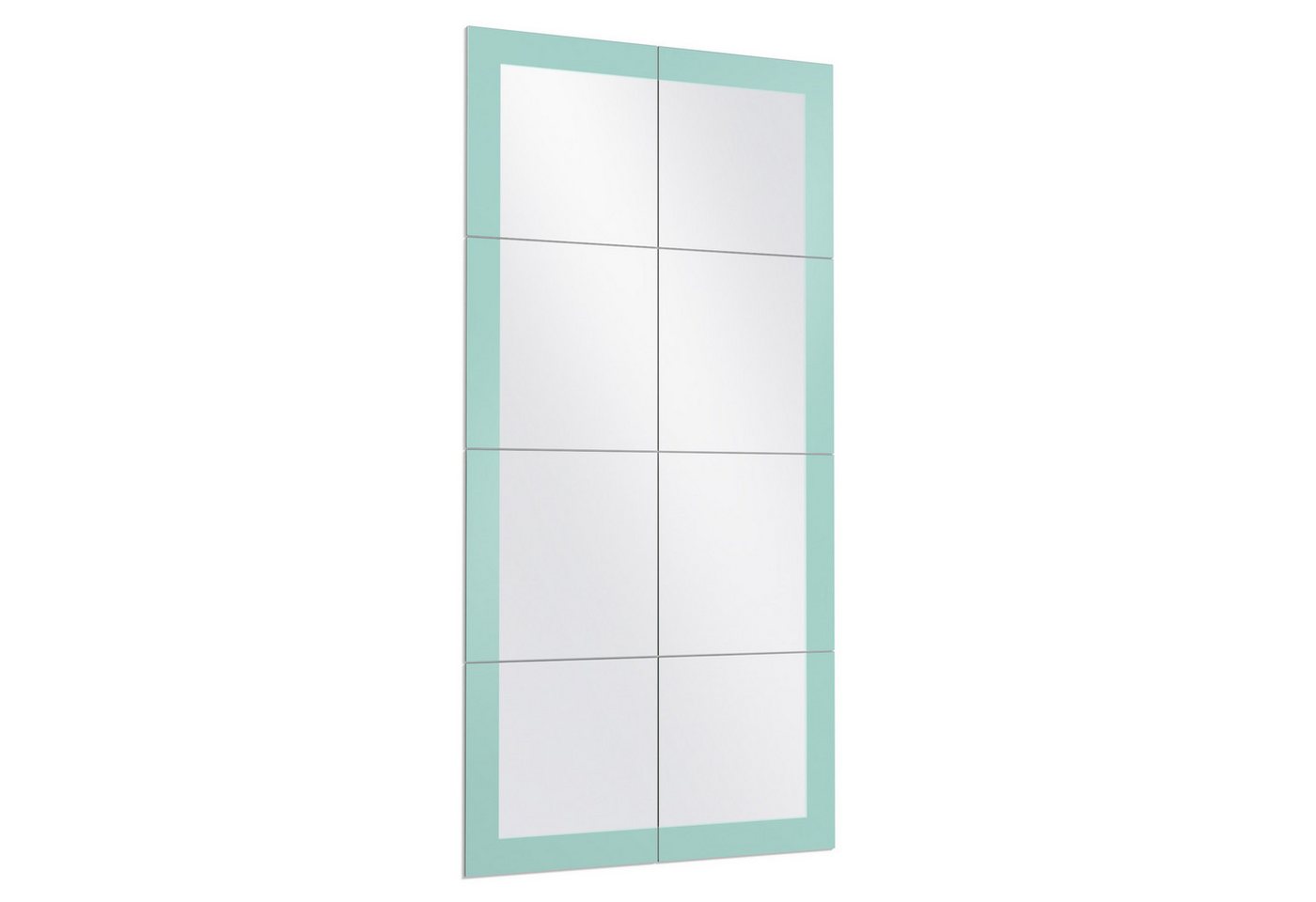 DEQORI Wandspiegel 'Pastellfarben - Minze', Spiegelfliesen Puzzle Wand Spiegel Wohnzimmer Spiegelwand Flur groß DEQORI Wandspiegel 'Pastellfarben - Minze', Spiegelfliesen Puzzle Wand Spiegel Wohnzimmer Spiegelwand Flur groß von DEQORI