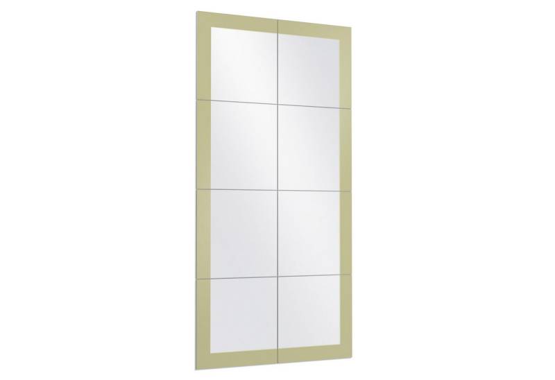 DEQORI Wandspiegel 'Pastellfarben - Vanille', Spiegelfliesen Puzzle Wand Spiegel Wohnzimmer Spiegelwand Flur groß DEQORI Wandspiegel 'Pastellfarben - Vanille', Spiegelfliesen Puzzle Wand Spiegel Wohnzimmer Spiegelwand Flur groß von DEQORI