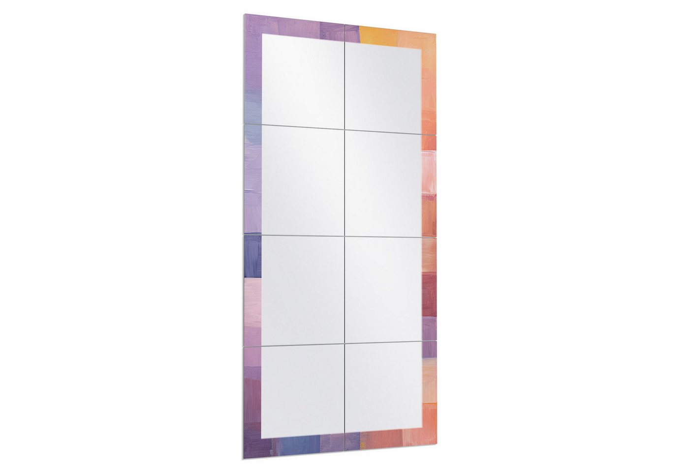DEQORI Wandspiegel 'Pastellrhythmus', Spiegelfliesen Puzzle Wand Spiegel Wohnzimmer Spiegelwand Flur groß DEQORI Wandspiegel 'Pastellrhythmus', Spiegelfliesen Puzzle Wand Spiegel Wohnzimmer Spiegelwand Flur groß von DEQORI