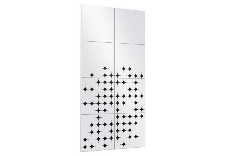 DEQORI Wandspiegel 'Retro Raster', Spiegelfliesen Puzzle Wand Spiegel Wohnzimmer Spiegelwand Flur groß DEQORI Wandspiegel 'Retro Raster', Spiegelfliesen Puzzle Wand Spiegel Wohnzimmer Spiegelwand Flur groß von DEQORI