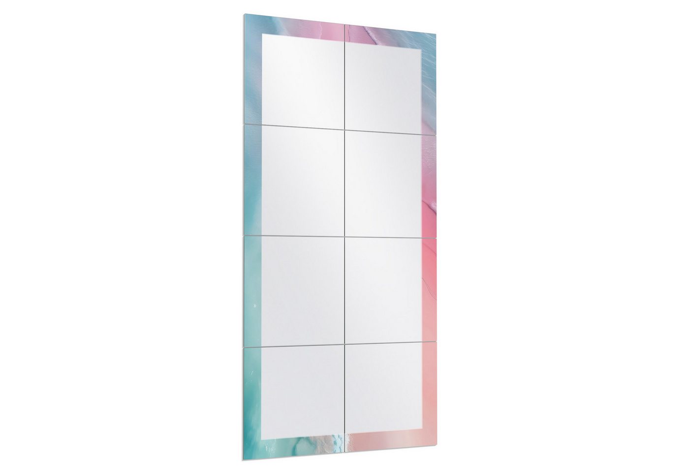 DEQORI Wandspiegel 'Rosa Strandliebe', Spiegelfliesen Puzzle Wand Spiegel Wohnzimmer Spiegelwand Flur groß DEQORI Wandspiegel 'Rosa Strandliebe', Spiegelfliesen Puzzle Wand Spiegel Wohnzimmer Spiegelwand Flur groß von DEQORI