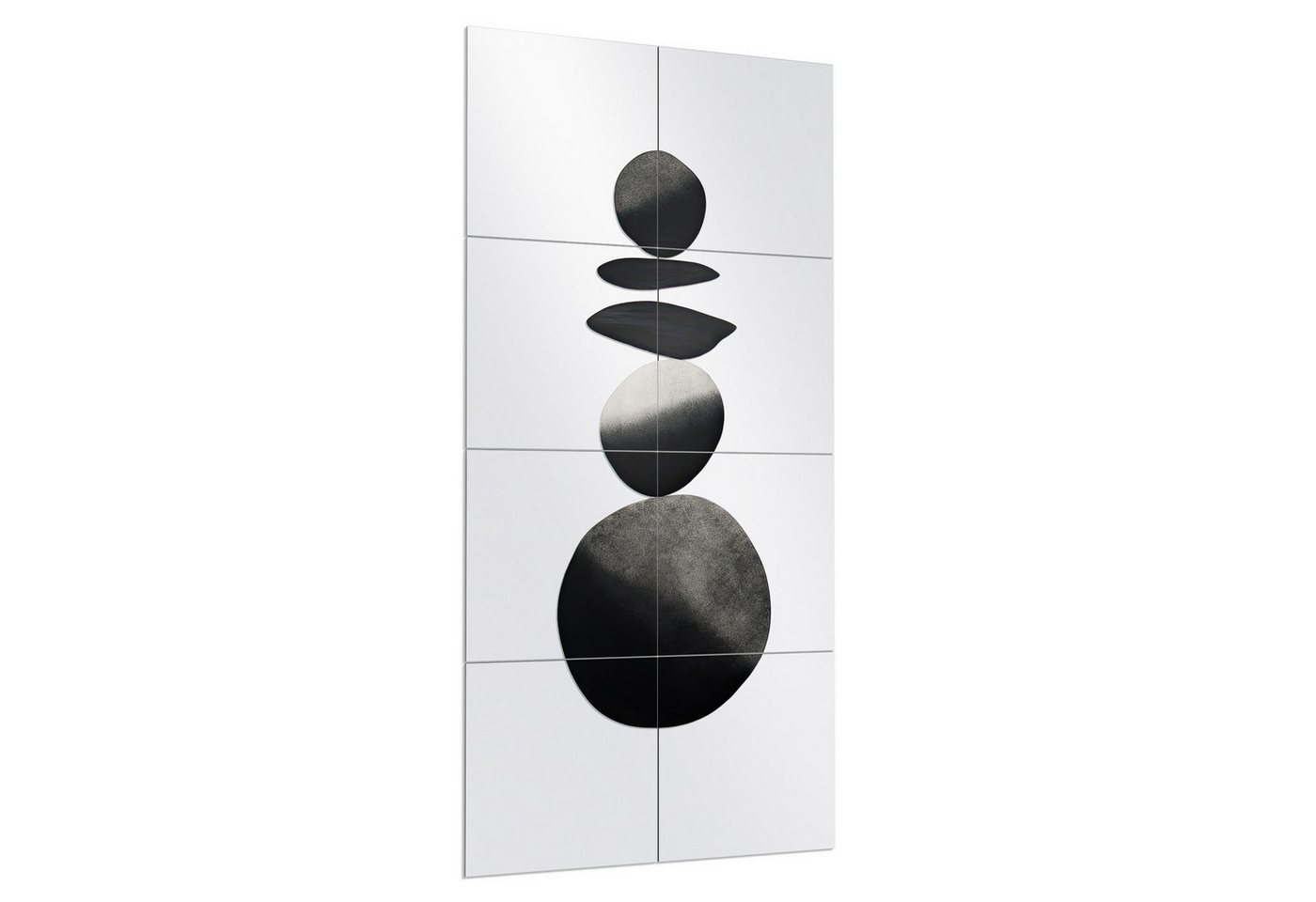 DEQORI Wandspiegel 'Ruhe in Form', Spiegelfliesen Puzzle Wand Spiegel Wohnzimmer Spiegelwand Flur groß DEQORI Wandspiegel 'Ruhe in Form', Spiegelfliesen Puzzle Wand Spiegel Wohnzimmer Spiegelwand Flur groß von DEQORI