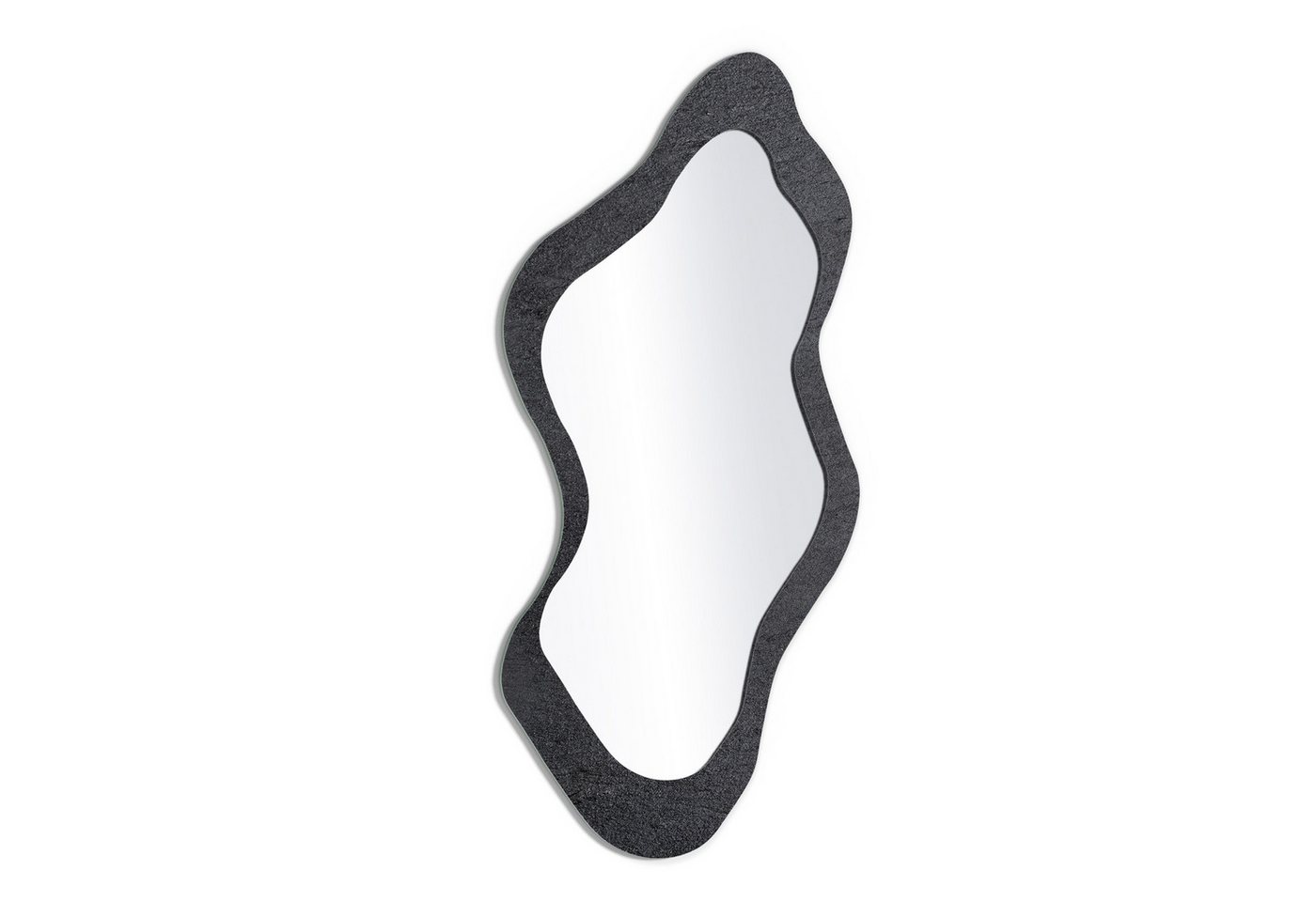 DEQORI Wandspiegel 'Schiefertafel Stein-Optik', Spiegel organisch geformt selbstklebend Wand Wohnzimmer Flur groß XXL DEQORI Wandspiegel 'Schiefertafel Stein-Optik', Spiegel organisch geformt selbstklebend Wand Wohnzimmer Flur groß XXL von DEQORI